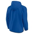 thumbnail image 3 of Men's Fanatics Blue New York Rangers Flagrant Foul Anorak Raglan Half-Zip Hoodie Jacket, 3 of 3