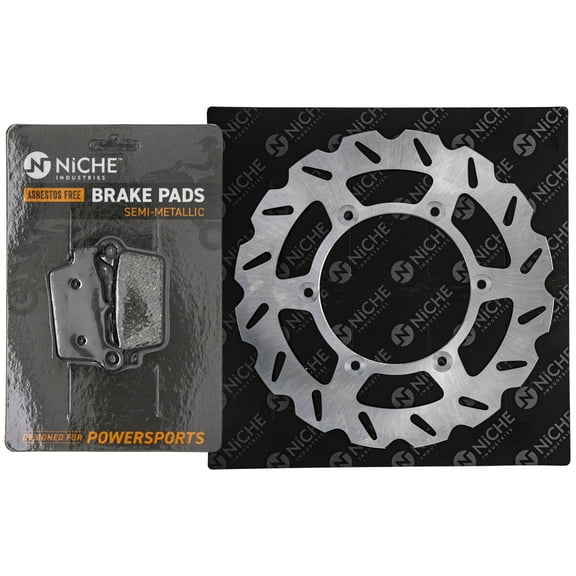 Niche Rear Right Brake Rotor Pad Semi Metallic Kit for Yamaha YZ250 Motorcycle MK1006478