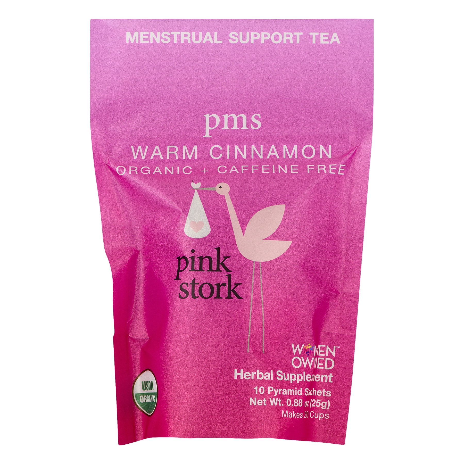 Pink Stork, PMS, Tea Bags, 10 Ct