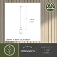 thumbnail image 6 of Huntley LED Compatible Gold Brass Farmhouse Mini Pendant Ceiling Light White Schoolhouse Glass, 6 of 12