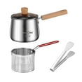 thumbnail image 1 of Lipstore 3x Deep Fryer Set Cookware Thick Small Deep Fryer Pot for Party Home, 1 of 8