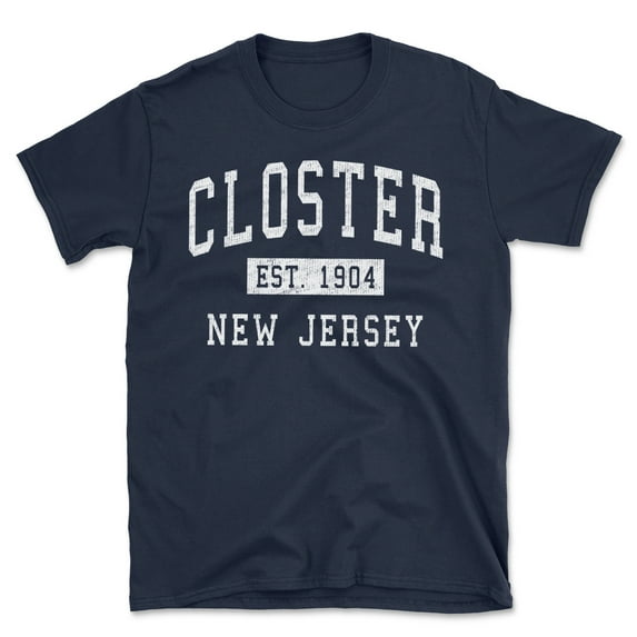 Closter New Jersey Classic Established Men's Cotton T-Shirt