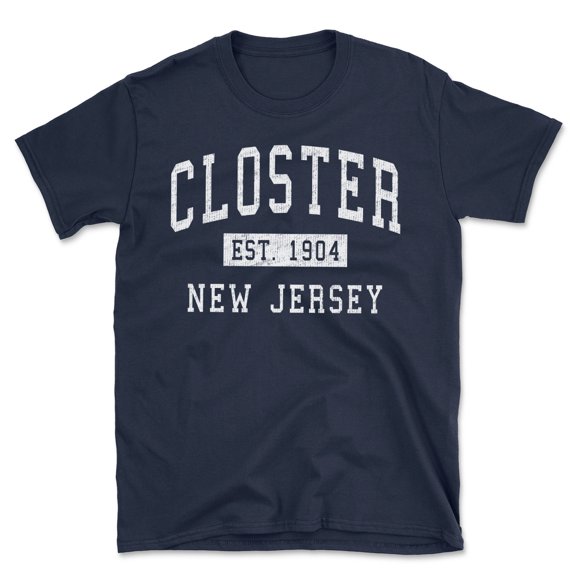 Closter New Jersey Classic Established Men's Cotton T-Shirt