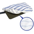 thumbnail image 2 of SHISUYAN Useful Steam Mop Cloth Portable Replacement Clean Washable Cloth Pad Simple Mop Microfiber Mop Cloth for Mop Head (Blue and White Stripe Pattern), 2 of 8