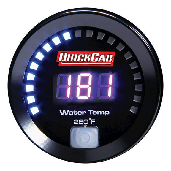 Quickcar Racing Products Digital Water Temp Gauge 100-280