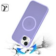 thumbnail image 6 of For Motorola Moto G Stylus 5G 2025 Case, MagSafe Compatible Case Hybrid Soft TPU Bumper Hard Translucent Matte Back Slim Shockproof Phone Cover (Light Purle), 6 of 9