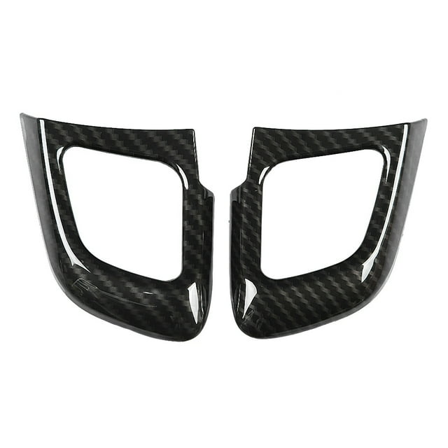 Steering Wheel Cover Trim Carbon Fiber Steering Wheel Trim,2Pcs Left Car Steering Steering Wheel Button Trimfor Land Rover Steering Wheel Button Cover Innovative Solution