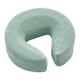 thumbnail image 2 of Cojín de almohada facial ergonómico suave universal para masaje y reposacabezas. Verde, 2 of 9