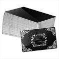 thumbnail image 1 of 100 Piezas en para Grabado de Metal, Hoja Aluminio, , Tarjeta Visita, Grabado, Tarjetas Regalo DIY, Negro Brillante, 1 of 5