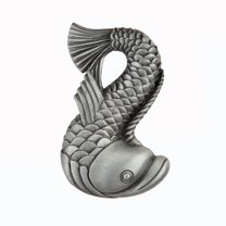 Acorn Manufacturing DP5PP Artisan Collection Dolphin Knob, Antique Pewter