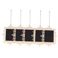 thumbnail image 4 of IFANLANDOR 5pcs Framed Chalkboard Small Chalkboard Signs for Office Use Black Wood, 4 of 6