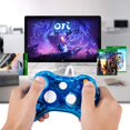 thumbnail image 2 of Wired Xbox 360 Controller,USB xbox360 Wired Controller Gaming Controller Gamepad Joystick for Xbox 360,Xbox 360 Slim,PC Windows(Windows 10/8.1/8/7)(Blue), 2 of 7