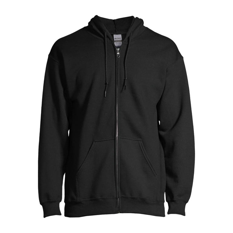 Gildan black zip clearance hoodie