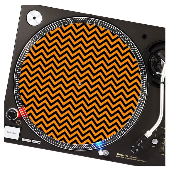 KuzmarK™ 12" DJ Turntable Slipmat - Halloween Brown DJ