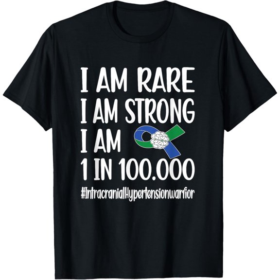 Premium Comfort - IIH Warrior Green Blue Ribbon Survivor Pseudotumor Cerebri T-Shirt