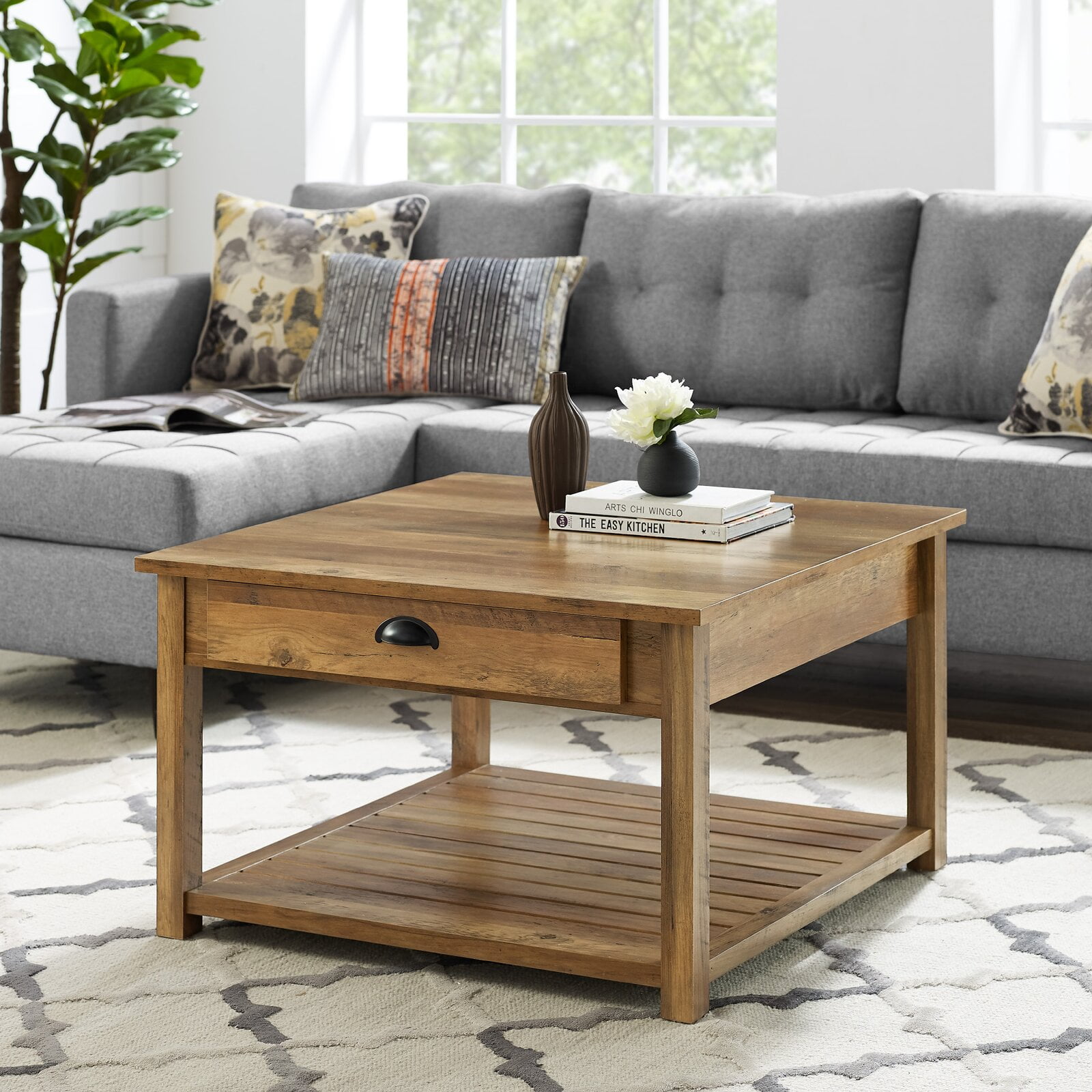 Haseltine coffee table with storage deals