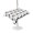 White Blac, variant on Outdoor Tablecloth with Umbrella Hole for Patio/Picnic/Party/Camping, Black Flamingos Waterproof Table Cloth Square Cover Washable, Modern Art Elegant Pastoral (54"x 54")