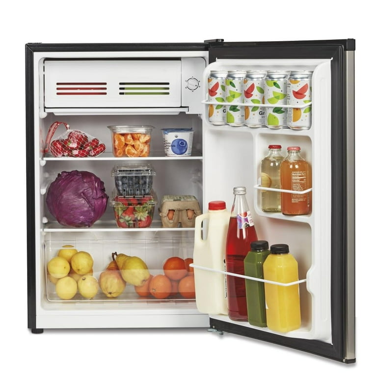 Mini Refrigerator シルバー 2段棚付き Cuisinart 2.7 Cu. Ft. Compact Refrigerator, Silver, Reversible