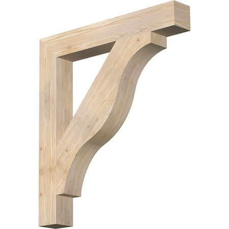 

Ekena Millwork 5 1/2 W x 40 D x 44 H Funston Block Smooth Bracket Douglas Fir
