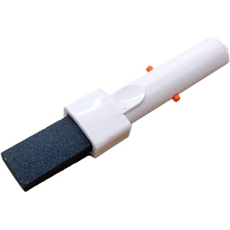 

Pumice Cleaning Stone with Handle Sturdy Hard Water Ring Remover Cleaner Pumice Stone for Pool Bath Kitchen Gardening Supplies（White Black）（1pcs）