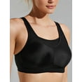 thumbnail image 2 of Wingslove High Impact Sports Bras for Women Seamless Full Coverage Non Padded High Neck Woukout Bra(Black,34C), 2 of 7