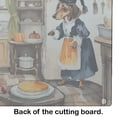 thumbnail image 5 of Dachshund Fall Kitchen Pumpkins Glass Cutting Board Large 12 in x 15 in, 5 of 5