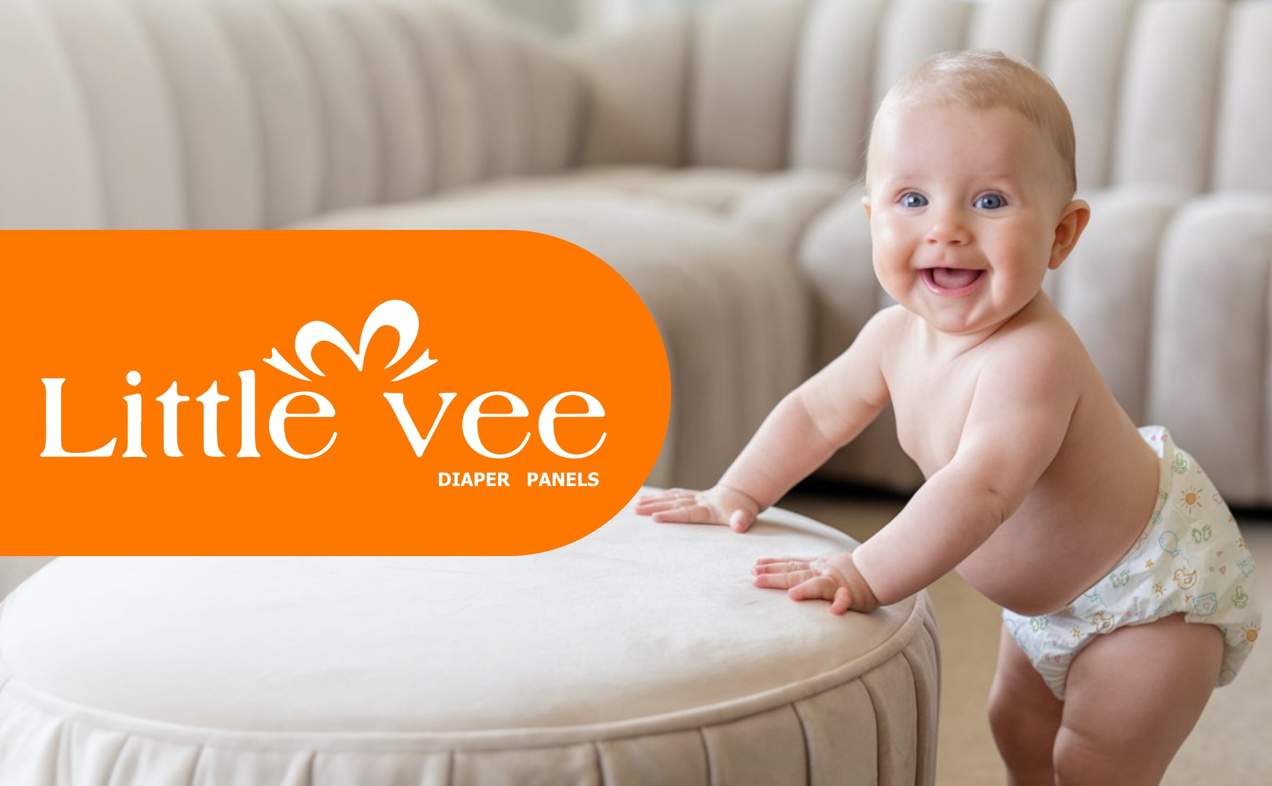 Little Vee Shea Butter Essentials Diapers, Size 2,(104 Count)-(13-24 lbs) (Select for More Options)