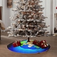thumbnail image 3 of Lsque Bluey Print Christmas Tree Skirt with Ties and Velcro,Xmas Holiday Decorations, Adjustable Tree Skirt-48", 3 of 6