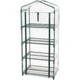 thumbnail image 3 of Teal Turtle 4-Shelf Mini Greenhouse 27 in W x 63 in H x 19 in D - Small Greenhouse with Cover for Indoor Or Outdoor Use, 3 of 5