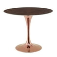 thumbnail image 2 of Modway Lippa 36" Wood Dining Table in Rose Cherry Walnut, 2 of 3