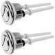 thumbnail image 1 of Botones de inodoro de 2 uds., botón de descarga doble, botones de tanque de WC chapados en plata cromada estándar de 38mm Sailing Electrónica, 1 of 3