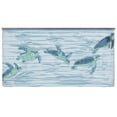 thumbnail image 3 of Authentic Hotel and Spa  Turkish Cotton Turtles Embroidered Teal Blue 2-piece Bath Towel Set, 3 of 3