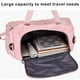 thumbnail image 3 of Guardurnaity Bolsa de gimnasio Unisex para Fitness, bolsa de almacenamiento para deportes al aire libre, compartimentos, impermeable, Color sólido, Bolsas de mensajero y de hombro Azul Guardurnaity AP012594-04, 3 of 6