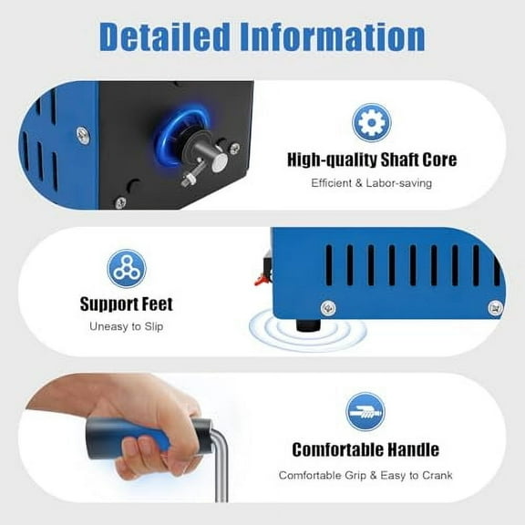 Hand Crank Generator - High Power Manual Crank Generator - Portable Small Emergency USB Charger Generator for Outdoor Camping Survival Activities