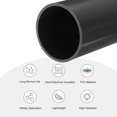 thumbnail image 3 of Unique Bargains PVC Rigid Round Pipe 67.8mm ID 75mm OD 20cm/8' Length Light Grey High Impact for Water Pipe, Crafts, Cable Sleeves, 3 of 6
