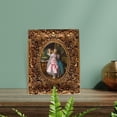 thumbnail image 3 of Marco de fotos Vintage soporte de imagen adorno colgante de pared de mesa marco en relieve adornado para sala de estar Navidad hogar dormitorio SM SunniMix Marco de la foto, 3 of 8