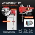thumbnail image 5 of 440 Lbs Electric Hoist Winch with 14 ft Wired Control - 110V Electric Winch with 40ft Lift Height for Garage, Warehouse, ATV, Engine Hoisting, Furniture & Drywall Lifting, 5 of 8