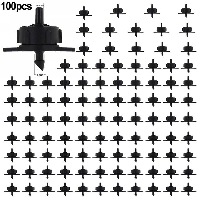 MYG High Quality 100x Pressure Compensating Dripper for Efficient Garden Watering