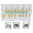 thumbnail image 3 of Herramientas para máquinas de coser domésticas, prensatelas de agujas gemelas, prensatelas de agujas gemelas, durabilidad mejorada, 3 of 12