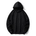 thumbnail image 2 of Vedolay Men's Pullover Sweatshirt 2023 Hoodies Sweater Coat Winter Warm Zipper Coat Outwear Black,L, 2 of 4