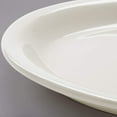thumbnail image 5 of Soro Essentials- Set of 12 Ceramic 11-1/2” American White Empress Narrow Rim Oval Platter Ivory Color- Rolled Edge China Platter Serving Platter Ideal for Serving Appetizer Charcuterie Food Snack, 5 of 5