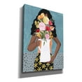 thumbnail image 2 of Epic Graffiti 'Flower Vase Girl I' by Grace Popp, Canvas Wall Glass, 12"x16", 2 of 2