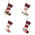 thumbnail image 2 of Ounissouiy Calcetín de Navidad Adorno para el hogar Encantadora decoración de vacaciones Bolsas de regalo Decoraciones colgantes Calcetín de Navidad Kits de decoración para fiestas Papá Noel Ounissouiy HA069685-02, 2 of 6