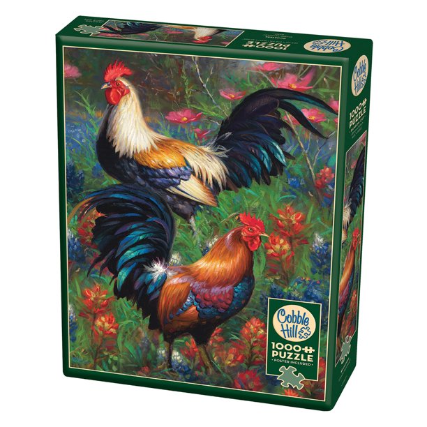 Cobble Hill Roosters 1000 Piece Jigsaw Puzzle