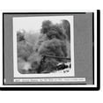thumbnail image 2 of Historic Framed Print, Kirkuk district. An oil well on fire. Clouds of black smoke, 17-7/8" x 21-7/8", 2 of 9