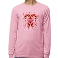 thumbnail image 2 of Cute Candy Canes Long Sleeve Shirt Unisex 3X-Large Pink, 2 of 5