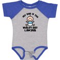 thumbnail image 3 of Inktastic Dad is Worlds Best Lawyer Boys Baby Bodysuit, 3 of 5