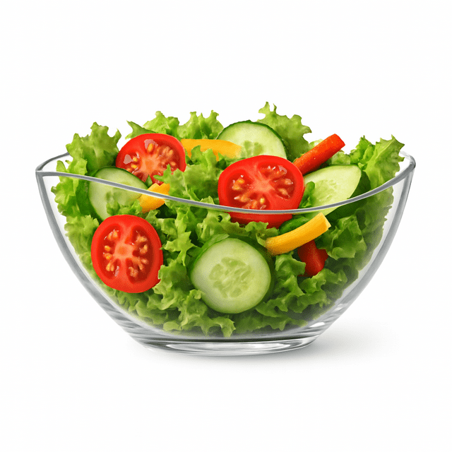 Ensaladera Vira de Vidrio Cristal Bowl Tazón Grande para alimentos y ensaladas LAV