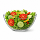 thumbnail image 1 of Ensaladera Vira de Vidrio Cristal Bowl Tazón Grande para alimentos y ensaladas LAV, 1 of 1