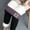 Black, variant on jsaierl Winter Sherpa Fleece Lined Leggings for Women High Waist Stretchy Thick Fleece Leggings Plush Warm Thermal Pants Trousers